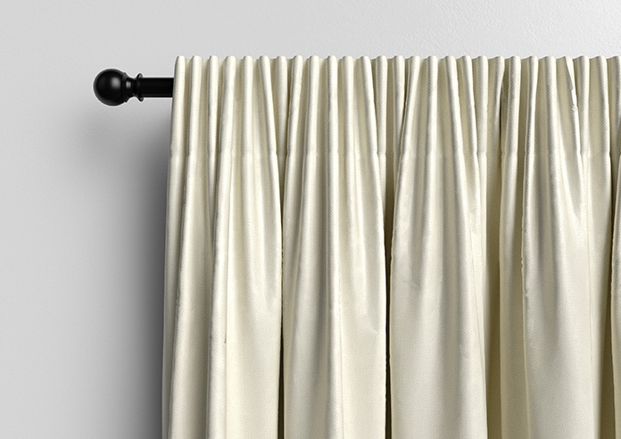 Soft Chevron, Cream - Made to Measure Curtains - Image 10